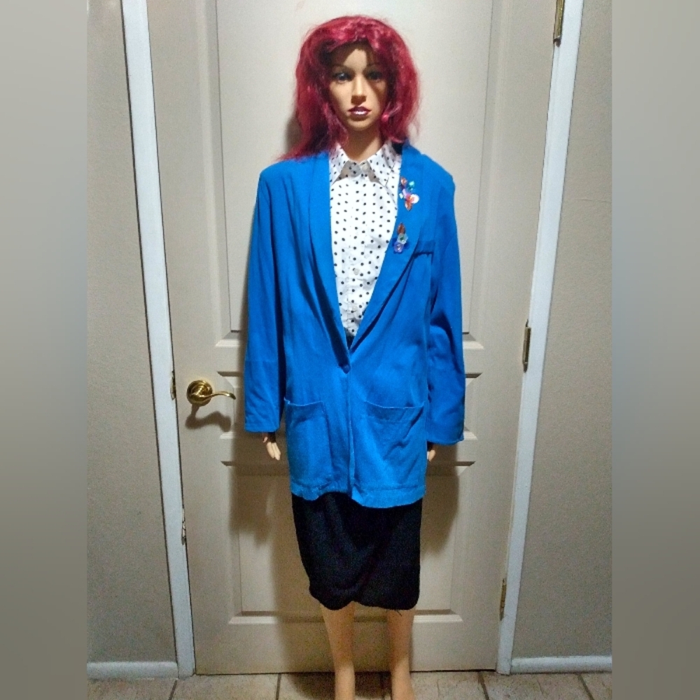 Vintage 80's Blue Coat.